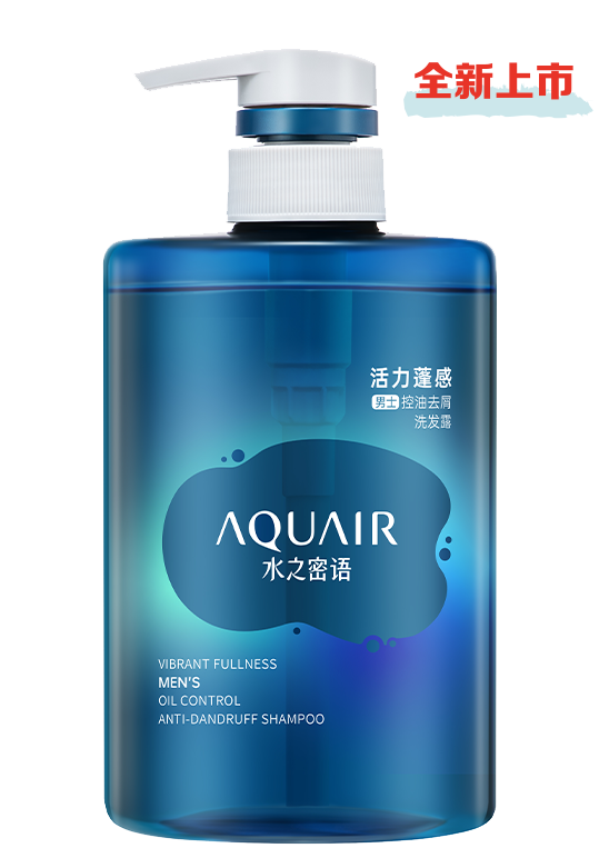 AQUAIR水之密語  活力蓬感男士控油去屑洗發露 400ml 